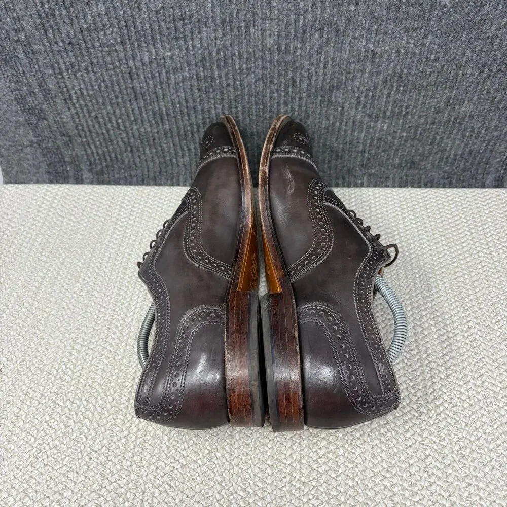 Allen Edmonds Strand Strand Cap Toe Oxfords Brown Leather Bench Welt Men’s 11 D